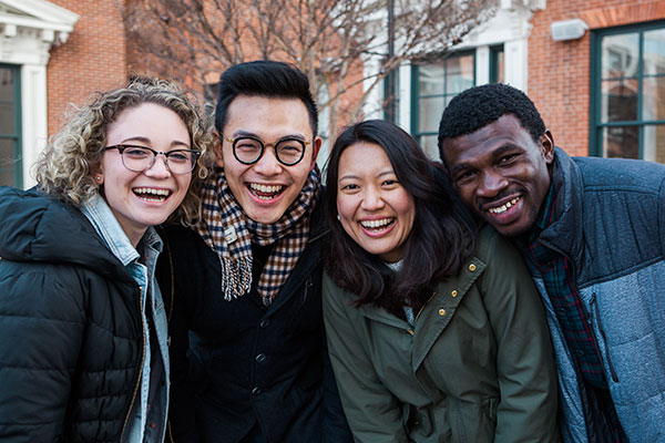 Crossing Cultures - Happy Group Of Various Ethnicity Photo